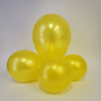 BET (100) 11" Metallic Yellow balloons latex balloons