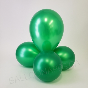 BET (100) 11" Metallic Green balloons latex balloons