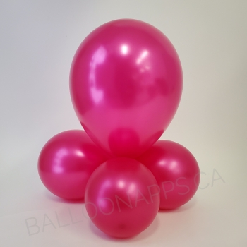 BET (100) 11" Metallic Fuchsia balloons latex balloons