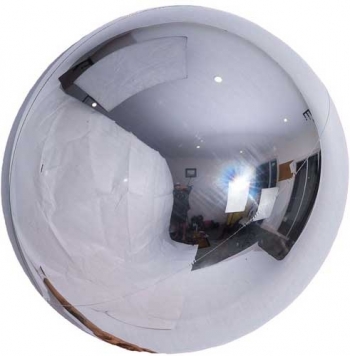 Silver Spheroid balloon BRANDLESS