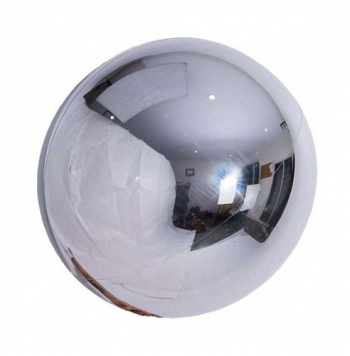 (3) 7" Silver Spheroid balloon foil balloons