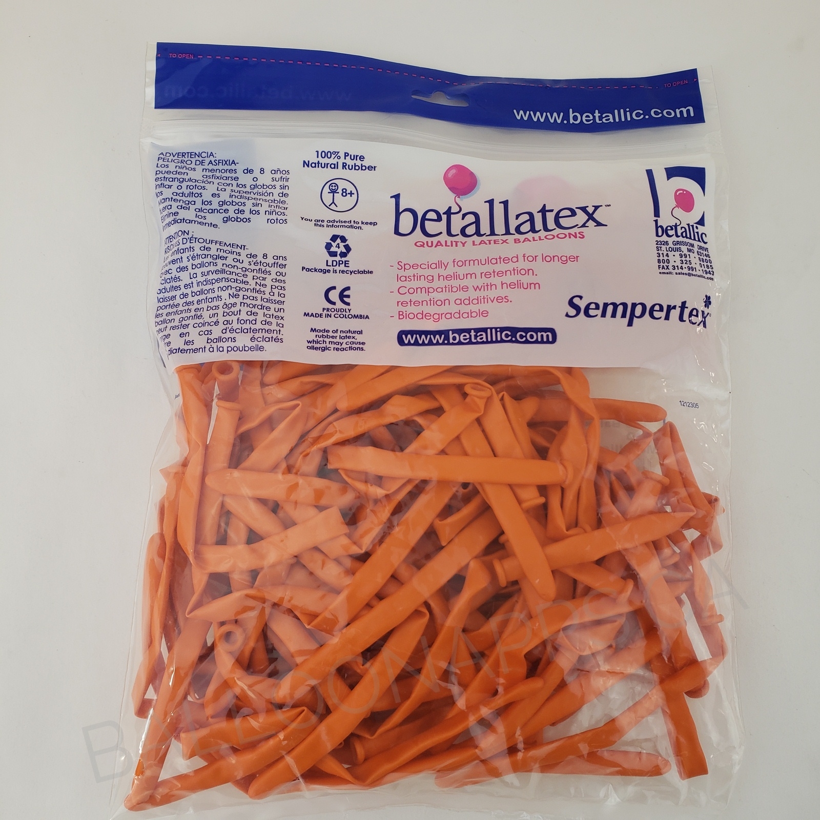 Sempertex 260 Metallic Orange
