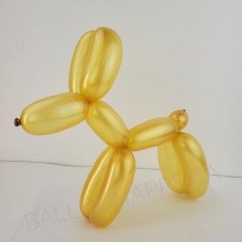 BET (50) 260 Metallic Gold balloons latex balloons