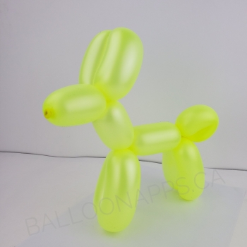 SEM (50) 260 Neon Yellow balloons latex balloons