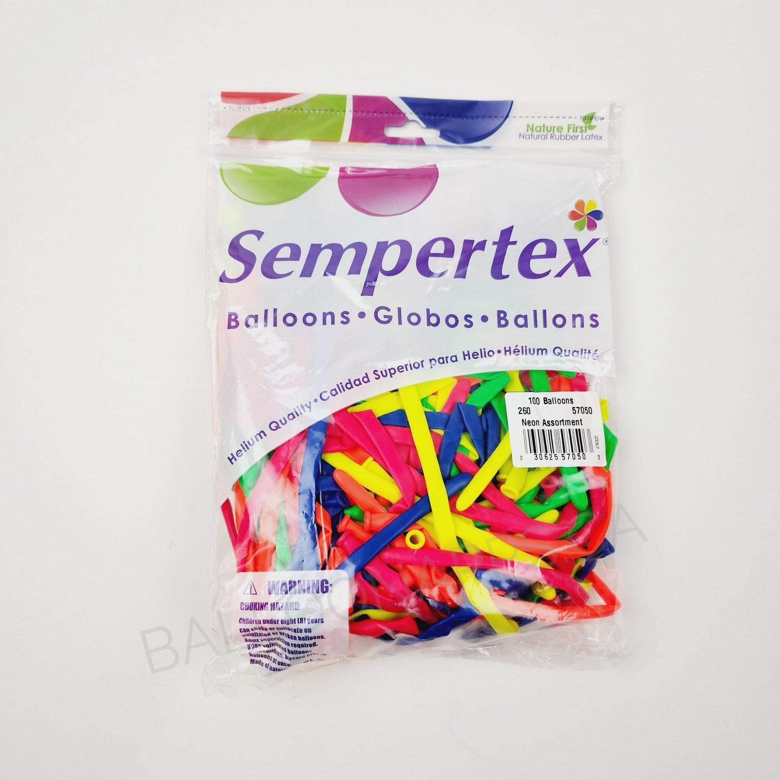 Sempertex 260 Neon Assorted