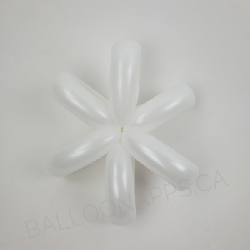 Sempertex 160 White  Balloons