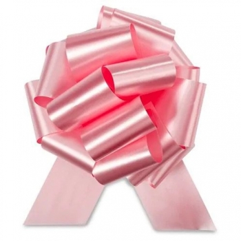 #40 Pull Bow - Florasatin 8" - Pink ribbons