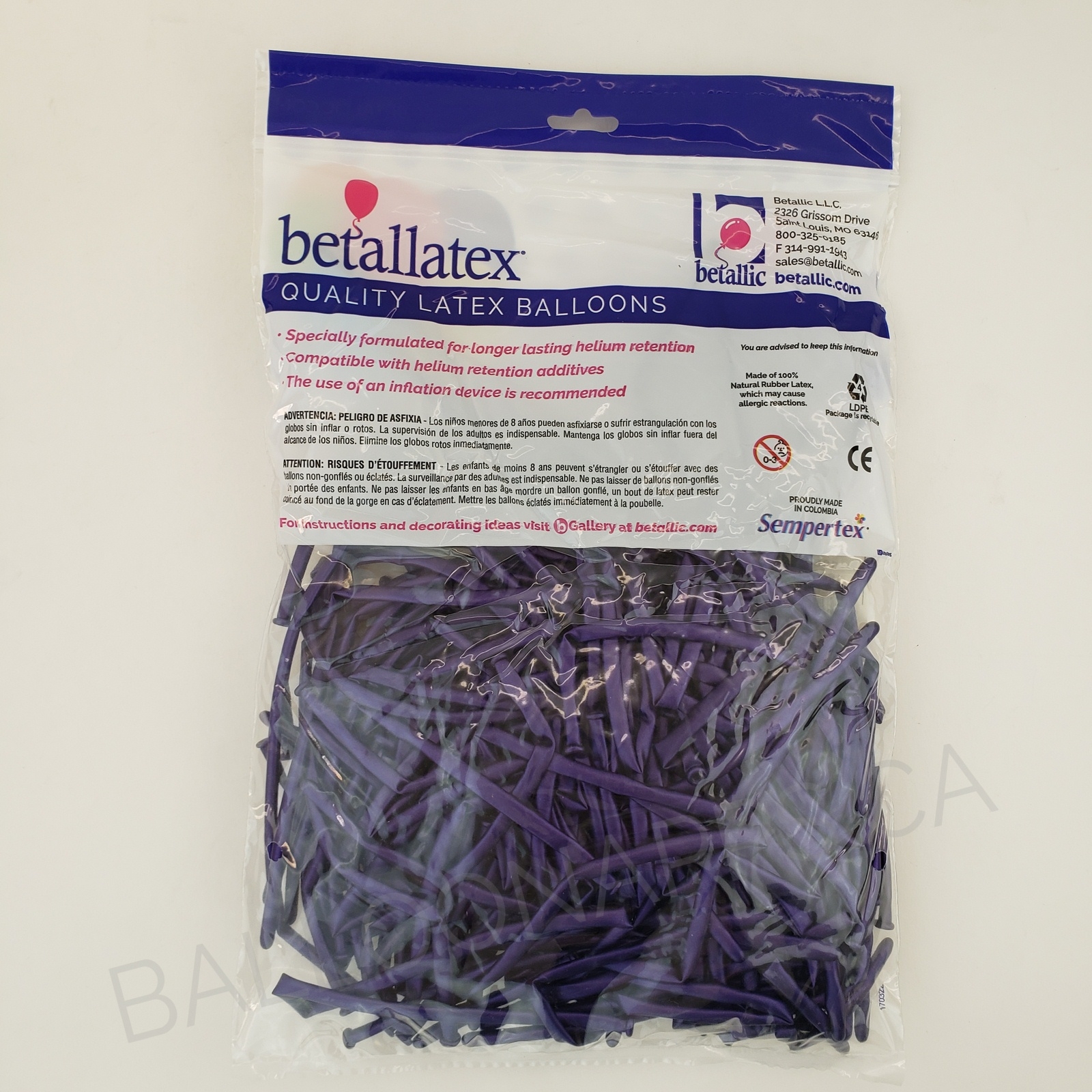 Sempertex 160 Metallic Violet