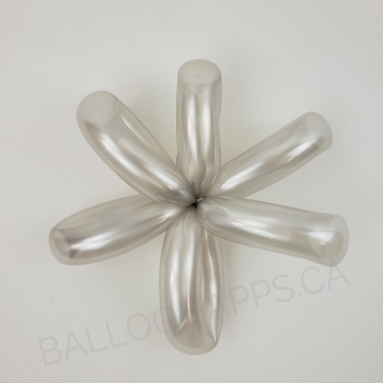 BET (100) 160 Metallic Silver balloons latex balloons