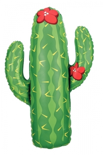 Shape - Cactus balloon BETALLIC