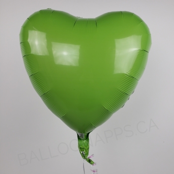18" Foil Heart - Kiwi Green balloon foil balloons