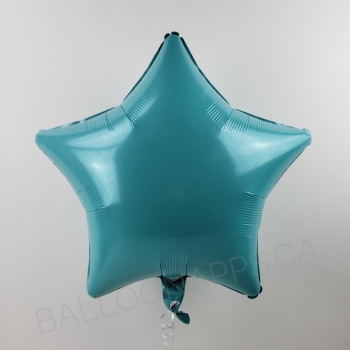 19" Foil Star Caribbean Blue balloon foil balloons