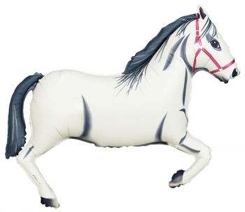 Shape Horse White BETALLIC