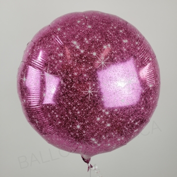18" Foil Faux Sparkle Hot Pink balloon foil balloons