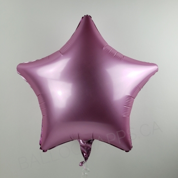 18" Satin Luxe Flamingo Pink Star balloon foil balloons