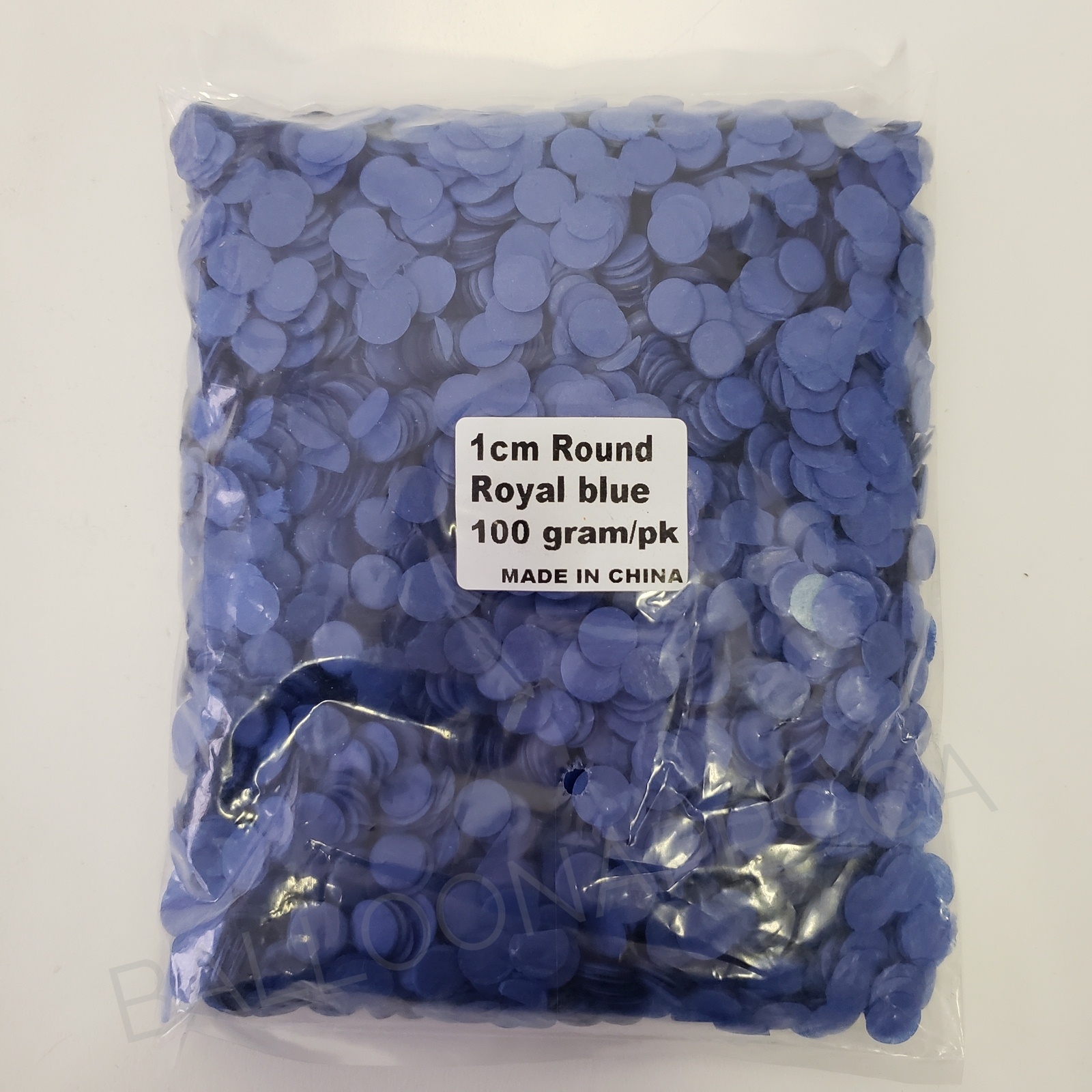 (100gr) 1cm Round Tissue Paper Royal Blue Confetti
