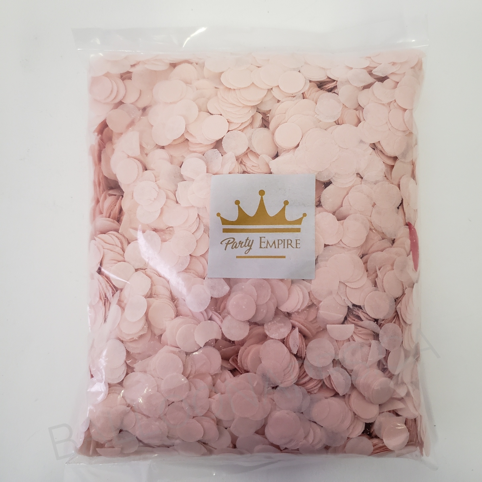 (100gr) 1cm Round Tissue Paper Light Pink Confetti