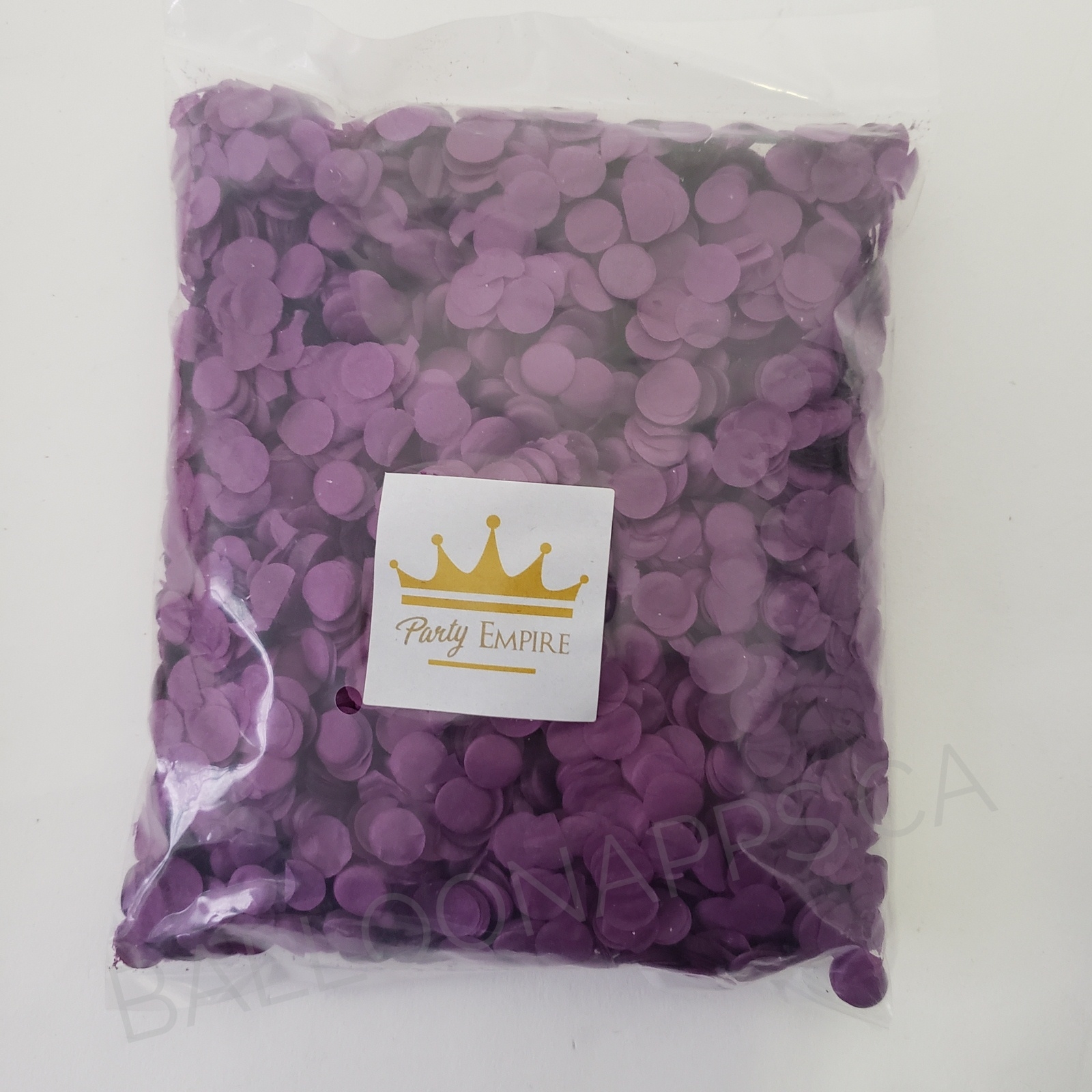 (100gr) 1cm Round Tissue Paper Purple Confetti