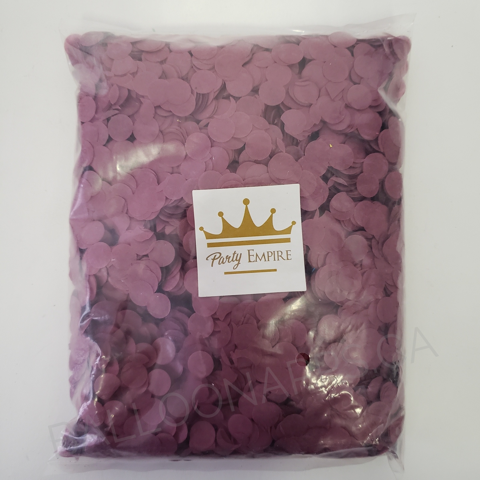 (100gr) 1cm Round Tissue Paper Burgundy Confetti
