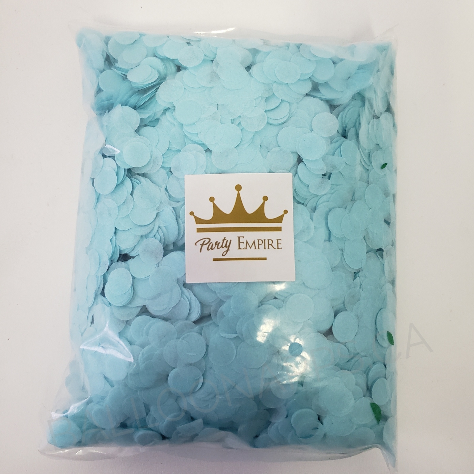 (100gr) 1cm Round Tissue Paper Sky Blue Confetti