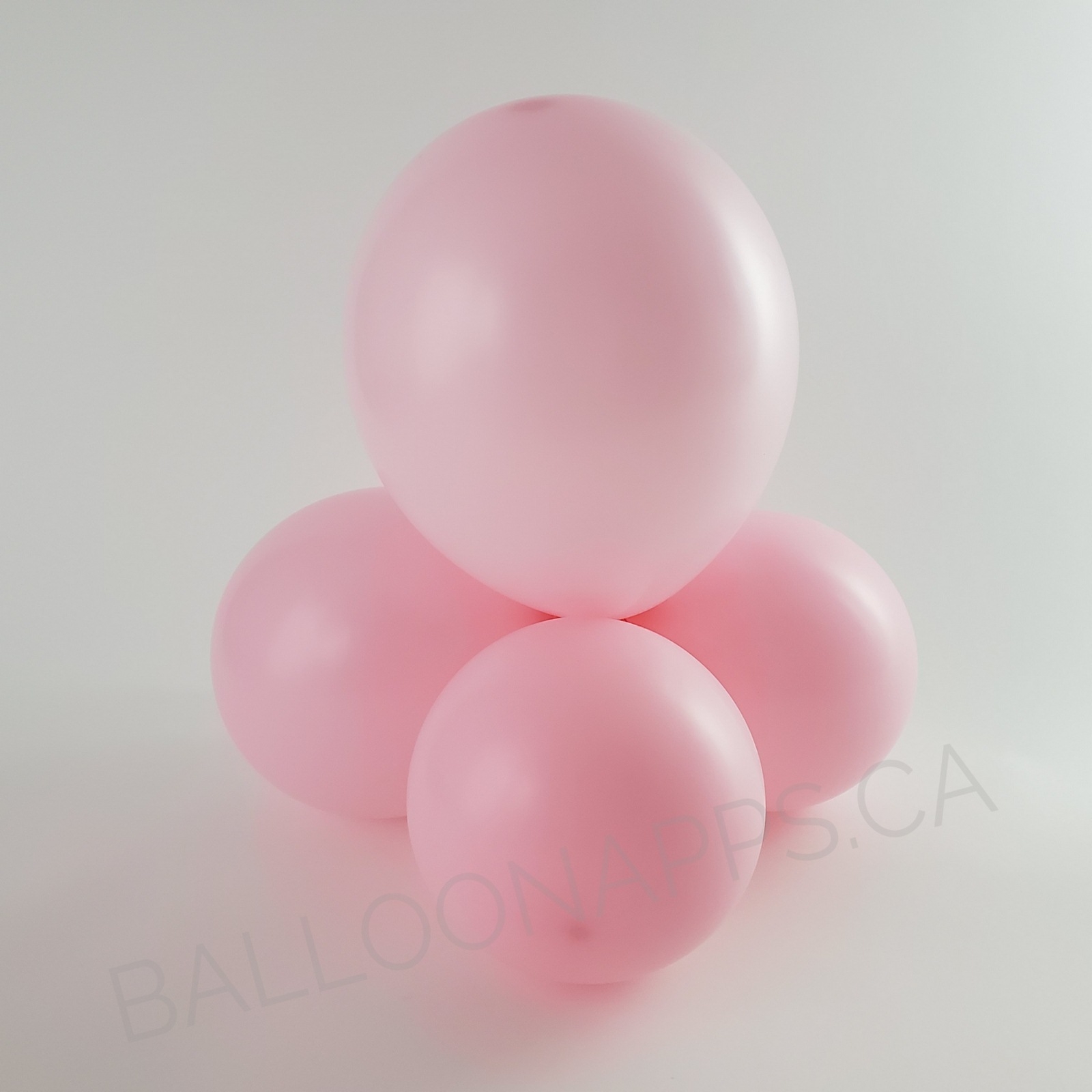 balloon texture SEM (50) 260 Pastel Matte Pink Latex Nozzles Up balloons