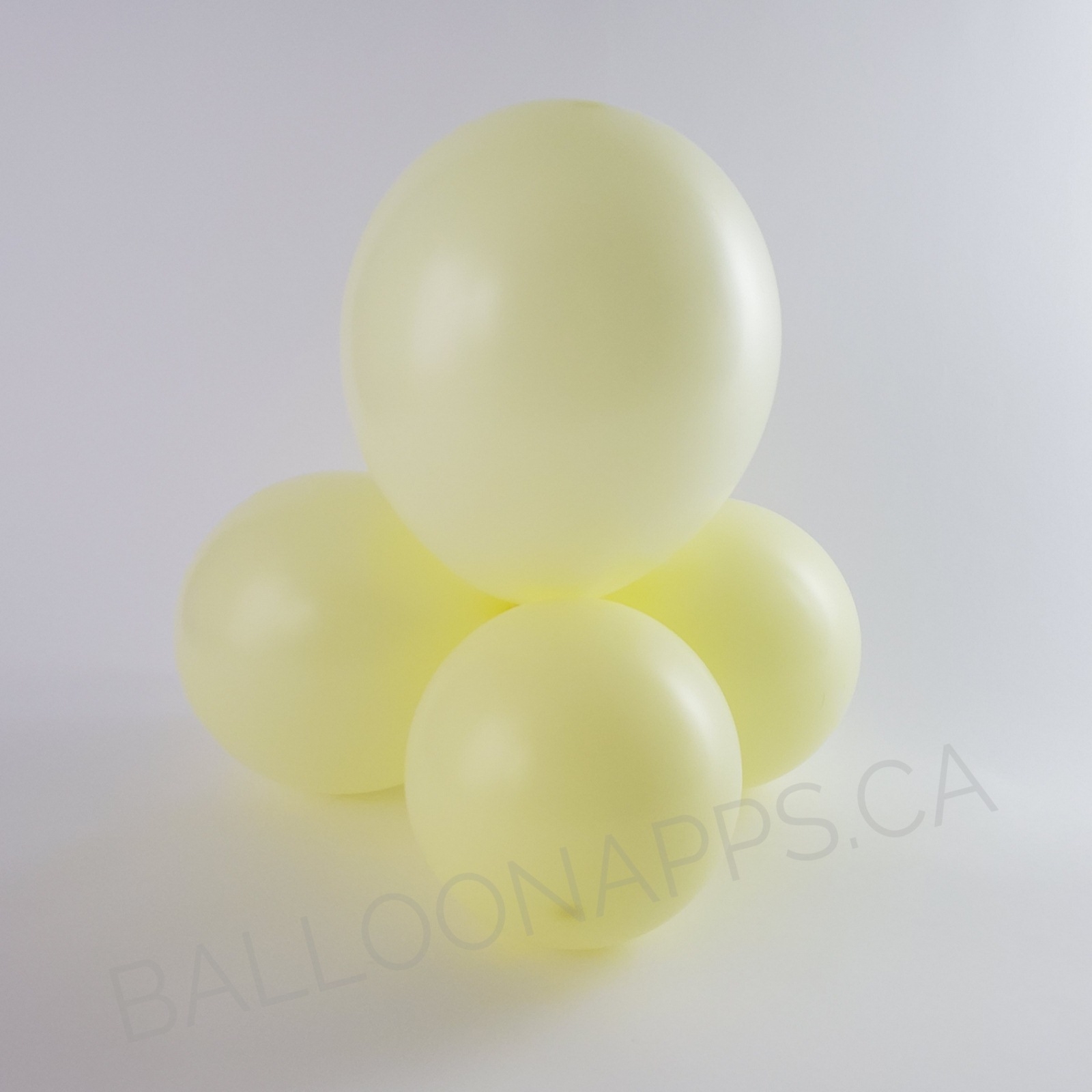 balloon texture Sempertex 260 Pastel Matte Yellow