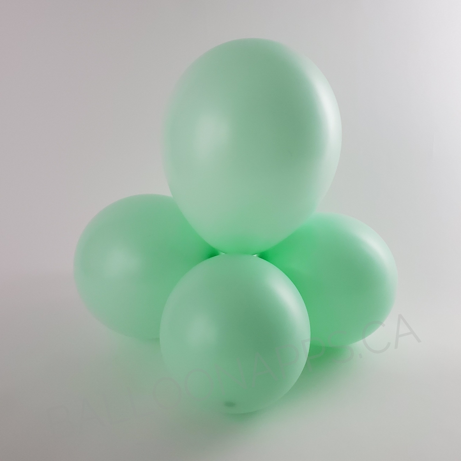 balloon texture BET (50) 260 Pastel Matte Green Latex Nozzles Up balloons