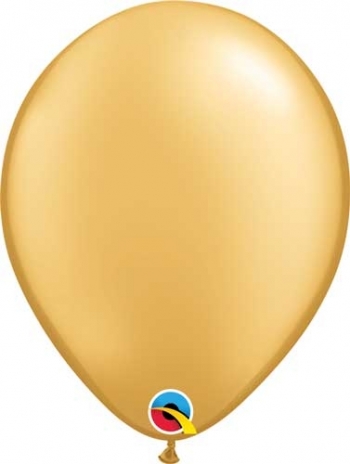 Q   Pearl Metallic Gold balloons QUALATEX