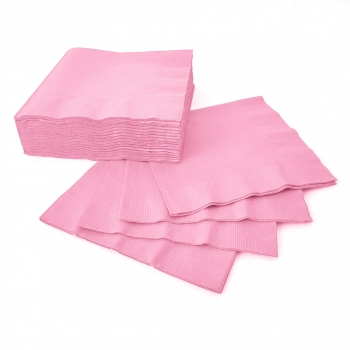 (50) Luncheon Napkins - New Pink tableware