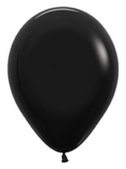 SEM (100) 5" Deluxe Black balloons latex balloons