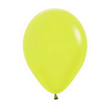 BET (100) 5" Neon Yellow balloons latex balloons