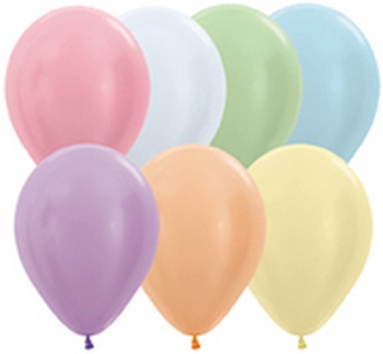 BET (100) 5" Pearl Assorted balloons latex balloons