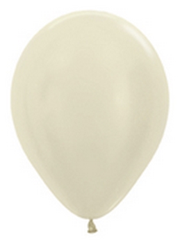 Sempertex 5" Pearl Ivory  Balloons