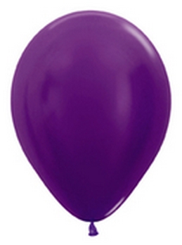 BET (100) 5" Metallic Violet balloons latex balloons