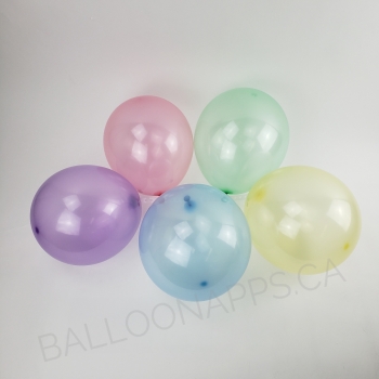 BET (100) 11" Crystal Pastel Assortment balloons latex balloons