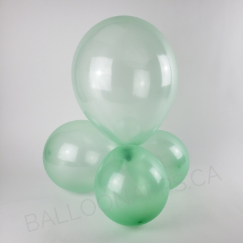 BET (100) 11" Crystal Pastel Green balloons latex balloons