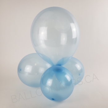 Sempertex 11" Crystal Pastel Blue balloons  Balloons
