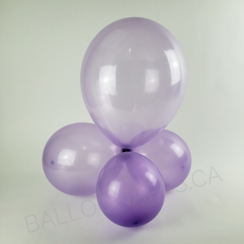 BET (100) 11" Crystal Pastel Lilac balloons latex balloons
