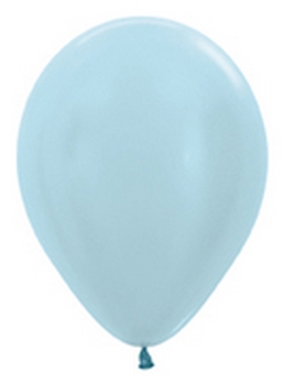 SEM (100) 11" Pearl Blue balloons latex balloons