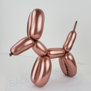 BET (50) 260 Reflex Rose Gold balloons latex balloons