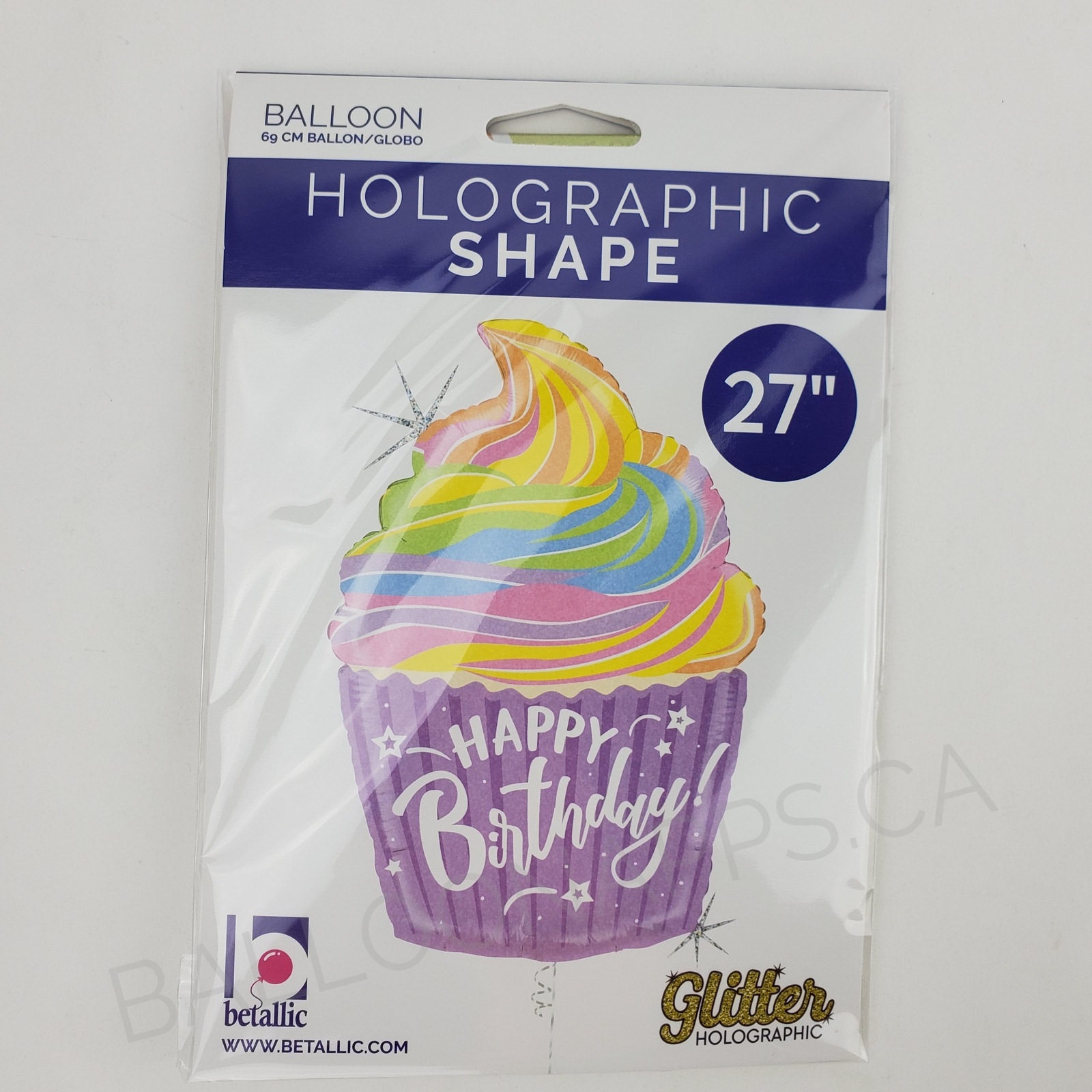 Pastel Birthday Cupcake SuperShape