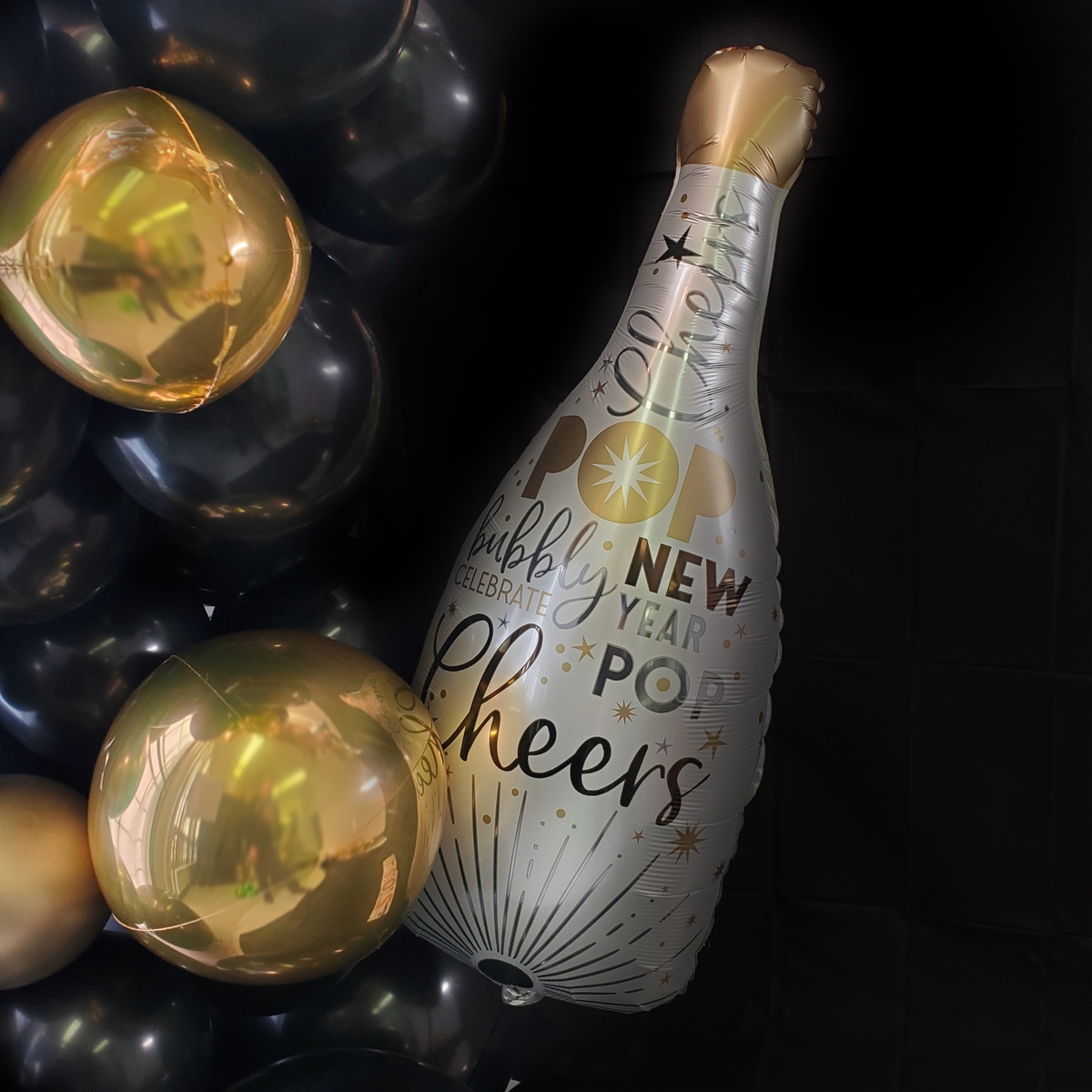 Bottle Satin Infused Celebrate the New Year Bubbly