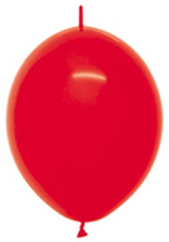 BET (50) 12" Link-O-Loon Fashion Red balloons latex balloons