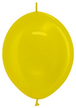Link-O-Loon Metallic Yellow balloons SEMPERTEX