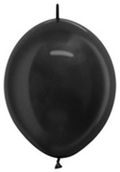 Link-O-Loon Metallic Black balloons SEMPERTEX