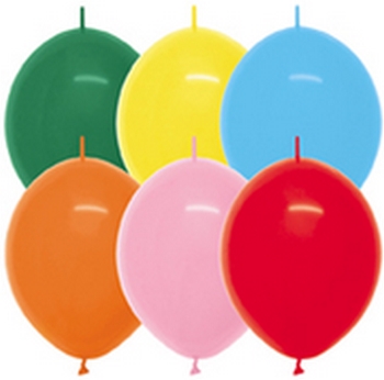 Sempertex 12" Link-O-Loon Fashion Assorted  Balloons