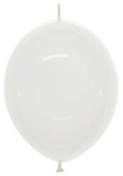 Sempertex (50) 6" Link-O-Loon Crystal Clear  Balloons