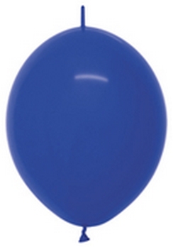 BET (50) 6" Link-O-Loon Fashion Royal Blue balloons latex balloons