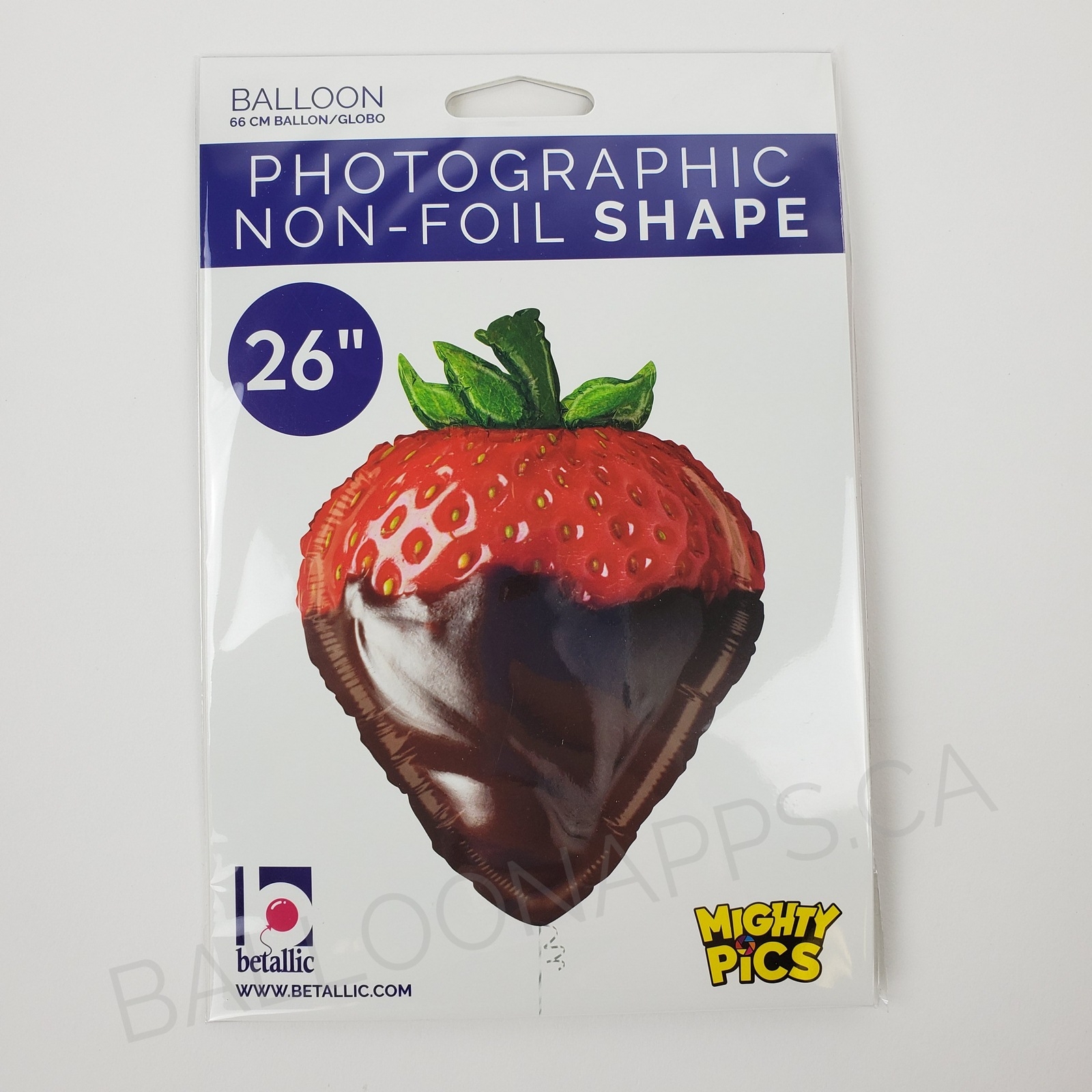 Mighty Chocolate Strawberry Balloon Shape 