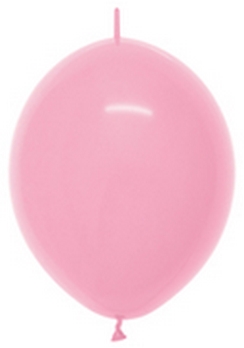 BET (50) 6" Link-O-Loon Fashion Bubble Gum Pink balloons latex balloons
